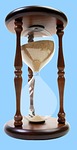 hourglass, sand, time